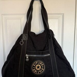 Vintage Kipling nylon carryon, overnight, expandable pre owned